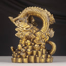 GobekUsa Dragon Zodiac Pure Copper Bowl Ornament for Home Decor