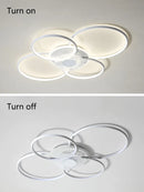 GobekUsa Living Room Ceiling Lamp Modern Minimalist Bedroom Lighting