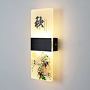 GobekUsa Acrylic Shade LED Square Wall Lamp for Home Decor