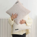 GobekUsa Geometric Texture Plush Cushion Cover - Modern Nordic Style Pillow Cases