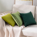 GobekUsa Green Velvet Pillow Case 45X45CM – Luxury Nordic Home Decor
