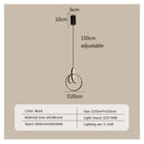 GobekUsa LED Bedside Pendant Light Modern Decor Chandelier for Bedroom Living Room