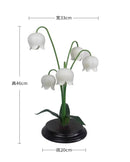 GobekUsa LED Flower Table Lamp - Decorative Desk Light for Bedroom, Living Room, Study