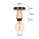 GobekUsa Industrial LED Ceiling Light: Modern Retro Loft Plafonniers for Living Room Kitchen Cage Home Decor