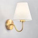 GobekUsa Gold Fabric Wall Lamp for Modern Nordic Style Living Spaces