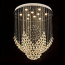 GobekUsa Diamond Crystal Chandelier: Modern LED Living Room and Hotel Lighting