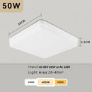 GobekUsa LED Ceiling Chandelier Panel Light for Home Decor Lighting