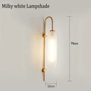 GobekUsa Glass Sconce Wall Lamp for Bedroom Living Room