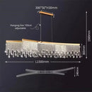 GobekUsa Crystal LED Ceiling Chandeliers for Luxury Home Decor