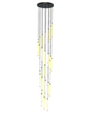GobekUsa LED Staircase Chandelier for Home Hotel Hall Lighting
