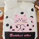 GobekUsa Lamb Fleece Cute Printed Blanket: Soft & Warm Double-Sided Throw Blanket