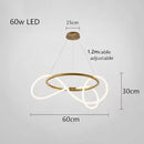 GobekUsa Gold Minimalist LED Pendant Lights for Kitchen Dining Room