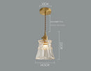 Modern White Glass Flower Pendant Light