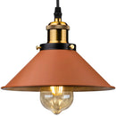 GobekUsa Industrial Farmhouse Brown Pendant Light for Kitchen Island, Barn, Dining Room