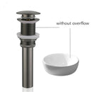 GobekUsa Gun Gray Waterfall Basin Faucet - Brass Hot Cold Sink Faucet