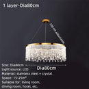 GobekUsa Crystal Waterfall Chandelier for Foyer Dining Room Hotel Home Decor