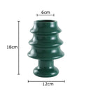 GobekUsa Christmas Tree Ceramic Vase Xmas Decor Table Flowers Room Decor
