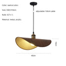 GobekUsa Hat Pendant Light: Retro Minimalist E27 LED Hanging Lamp for Dining Room