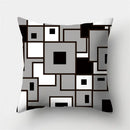 GobekUsa Geometric Stripes Pillowcase 45x45cm Polyester Cushion Cover for Living Room