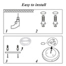 GobekUsa LED Ceiling Chandelier Panel Light for Home Decor Lighting