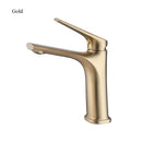 GobekUsa Gold Black Chrome Bathroom Sink Faucet, Single Lever Hot Cold Mixer Tap