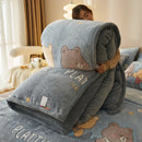 GobekUsa Dual-Layer Winter Velvet Duvet Cover - Soft & Warm Double-Sided Quilt Blanket