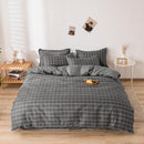 GobekUsa Cartoon Printed Bedding Set: Soft Cozy Duvet Cover, Bedsheet, Pillowcase, Single Double Bedclothes