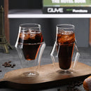 GobekUsa Latte Double Bottom Cup - Heat Resistant Glass Coffee Tea Tableware
