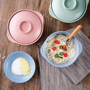 GobekUsa Japanese Style Instant Noodle Rice Bowl with Lid - Healthy Tableware