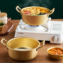 GobekUsa Korean Ramen Cooking Pot Double Ear Soup Pot - Gas Stove Compatible, Home Kitchen