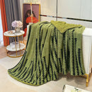 GobekUsa Double Layer Lamb Fleece Blanket: Soft & Warm for Office, Bedroom, Sofa.