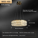 GobekUsa Crystal Chandelier: Modern Luxury Lighting for Living Room, Restaurant, and Villa
