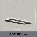 GobekUsa Crystal LED Pendant Lights: Modern Gold Black Industrial Lamp