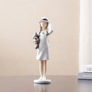 GobekUsa Kawaii Girl Figurine Sculpture for Room Decor and Desk Accessories