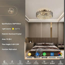 GobekUsa Gold Crystal Ceiling Chandelier: Luxury Modern LED Pendant for Home Décor
