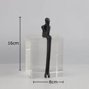 GobekUsa Abstract Character Sculpture with Crystal Base for Modern Room Decor