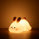 GobekUsa Animal Silicone Night Light USB Rechargeable Timer Baby Kids Bedside Lamp