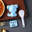 GobekUsa Cartoon Animals Sushi & Sandwich Mold Set for Kids' Breakfast & Bento