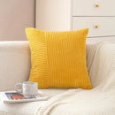 GobekUsa Corduroy Striped Body Pillow: Soft Lumbar Support & Cozy Home Decor