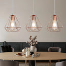 GobekUsa Industrial Metal Cage Pendant Lamp for Home Lighting