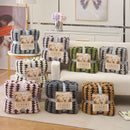 GobekUsa Double Layer Lamb Fleece Blanket: Soft & Warm for Office, Bedroom, Sofa.