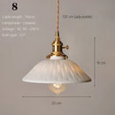 GobekUsa Japanese Ceramic Pendant Light Scandinavian Style Luxury Lamp