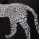GobekUsa Gold Leopard Embroidered Pillow Cover for Luxe Living Room Decor