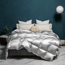 GobekUsa Luxe Goose/Duck Down Quilt: Fluffy Cozy Warmth, Queen King Size
