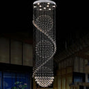 GobekUsa LED Spiral Crystal Ball Chandelier for Staircase | Modern Indoor Hanging Light Fixture