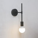 GobekUsa Iron Glass LED Wall Light: Customizable Decorative Black Lamp for Home Indoor