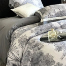 GobekUsa Jungle Print Flowers Bedding Set: Silky Soft Duvet Cover, Sheet Set, Pillowcase
