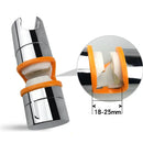 GobekUsa Adjustable Slider Shower Head Holder Bracket Chrome Mounting Accessory