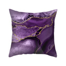 GobekUsa Blue Purple Polyester Pillow Case Throw Pillow Cover for Home Office Bedroom Sofa