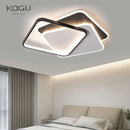GobekUsa LED Chandelier: Black White Modern Lighting for Living Study Room Luminaire